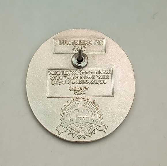 Disney Pin Trading Owl Silhouette Winnie The Pooh Hidden Mickey Pin - Picture 3 of 3